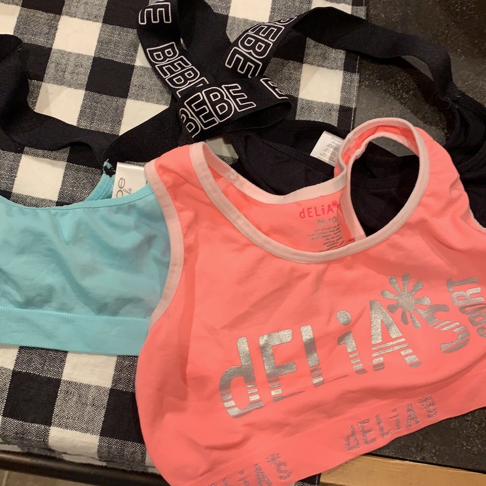 Girls Seamless Sports Bra Bundle